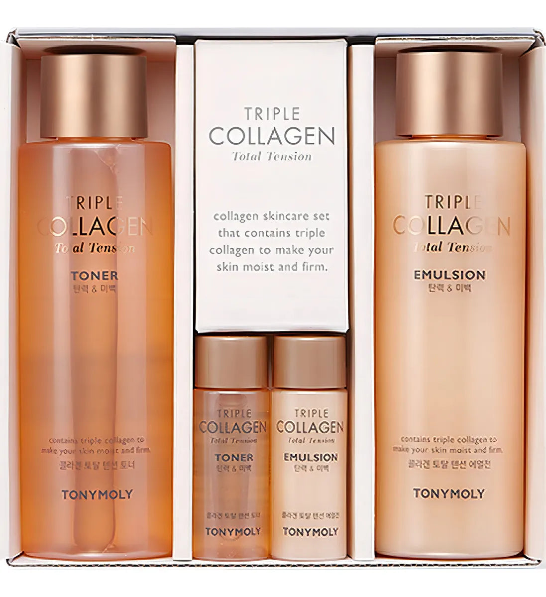 Set Triple Colágeno Para Todo Tipo De Piel 4piezas - Tonymoly