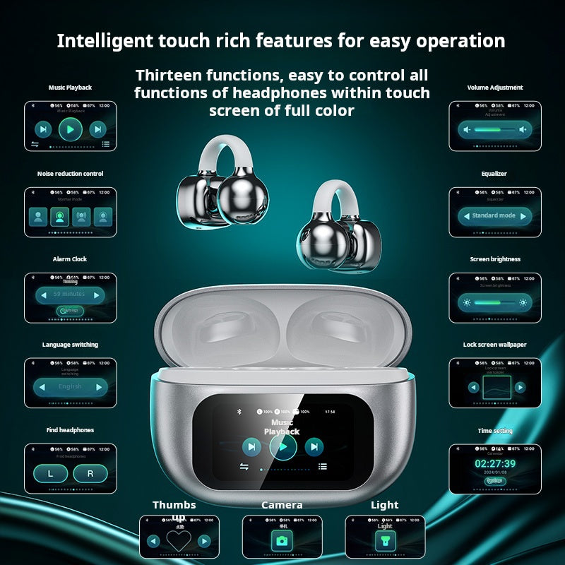 TOURACE G08 - Nuevos Audifonos Bluetooth - OWS TWS - Reducción de Ruido - Traducción IA - Resistente al agua