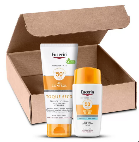 Kit Eucerin Protector Solar Facial 50ml+corporal 200ml