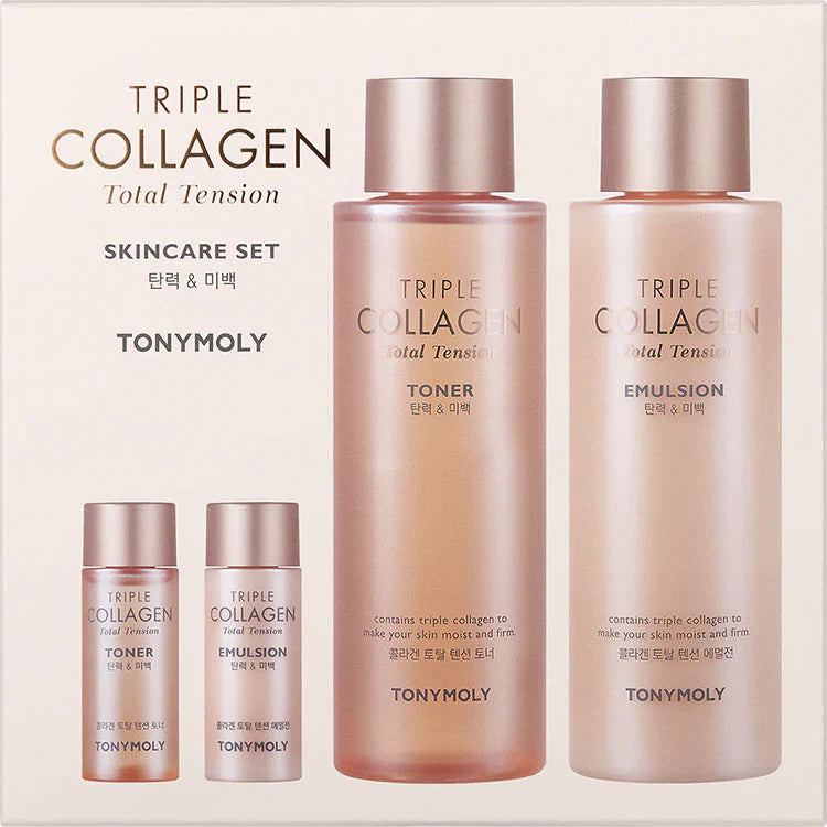 Set Triple Colágeno Para Todo Tipo De Piel 4piezas -  Tonymoly