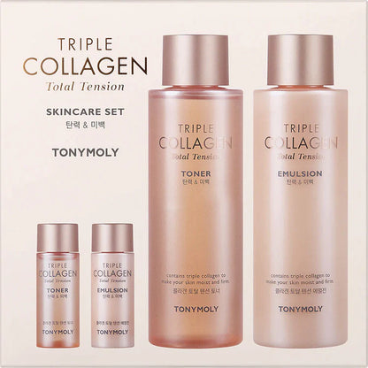 Set Triple Colágeno Para Todo Tipo De Piel 4piezas -  Tonymoly