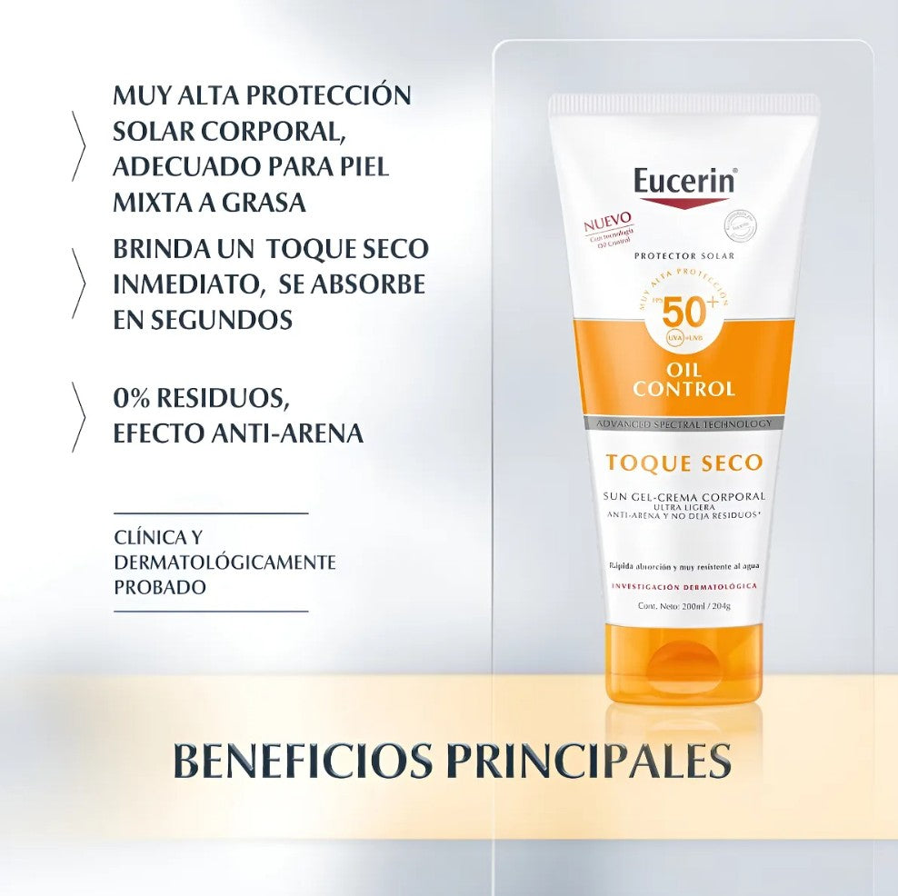 Kit Eucerin Protector Solar Facial 50ml+corporal 200ml