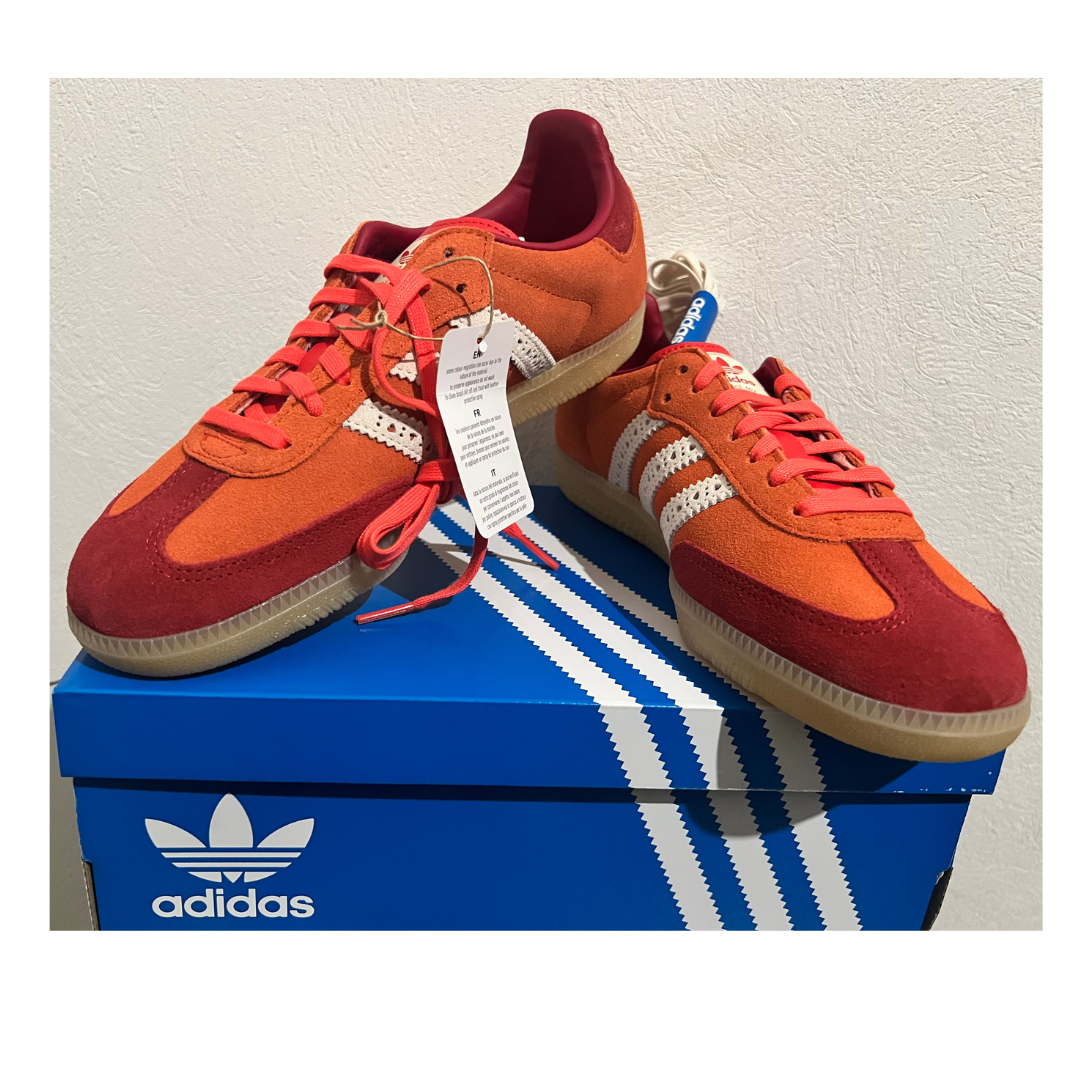Tenis adidas Samba Originales Naranja -  Bright Red
