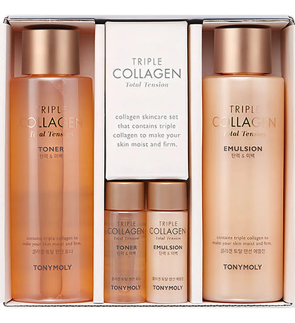 Set Triple Colágeno Para Todo Tipo De Piel 4piezas -  Tonymoly