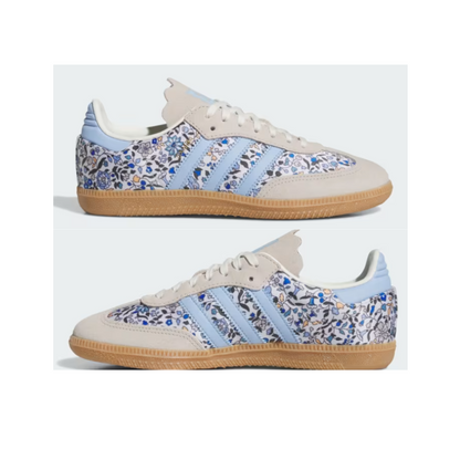 ADIDAS SAMBA LIBERTY LONDON - FLOREADO AZUL