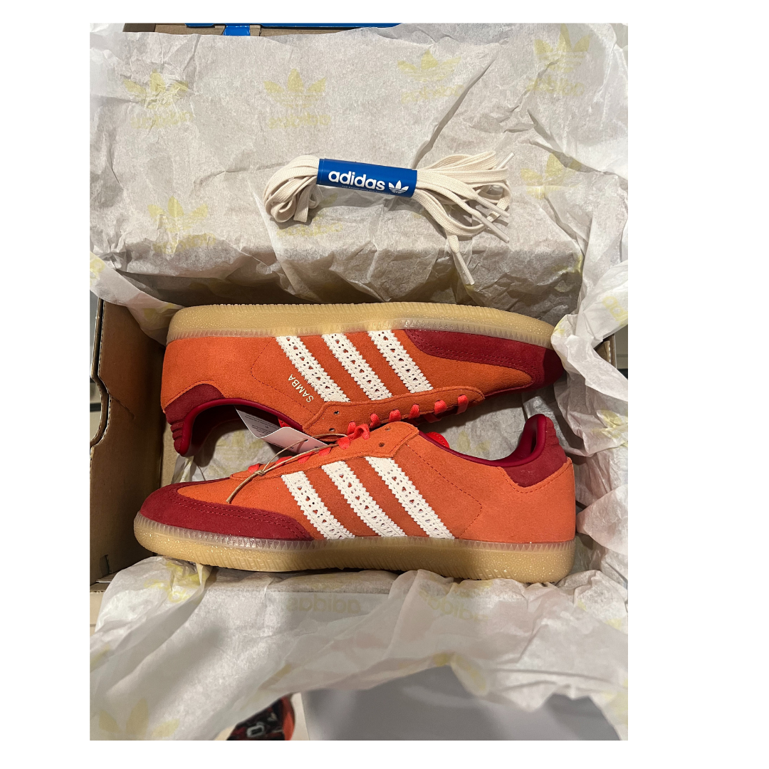 Tenis adidas Samba Originales Naranja -  Bright Red