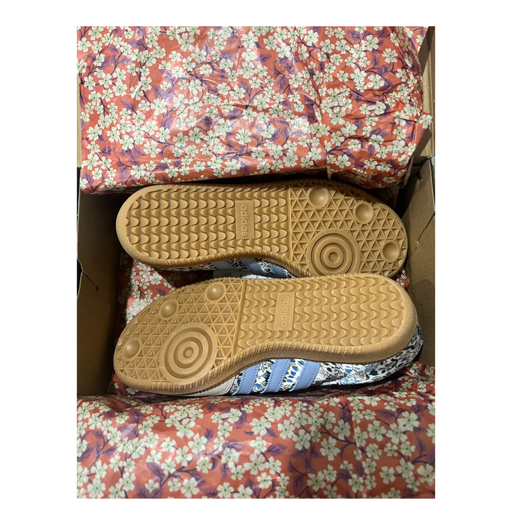 ADIDAS SAMBA LIBERTY LONDON - FLOREADO AZUL