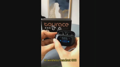 TOURACE G08 - Nuevos Audifonos Bluetooth - OWS TWS - Reducción de Ruido - Traducción IA - Resistente al agua